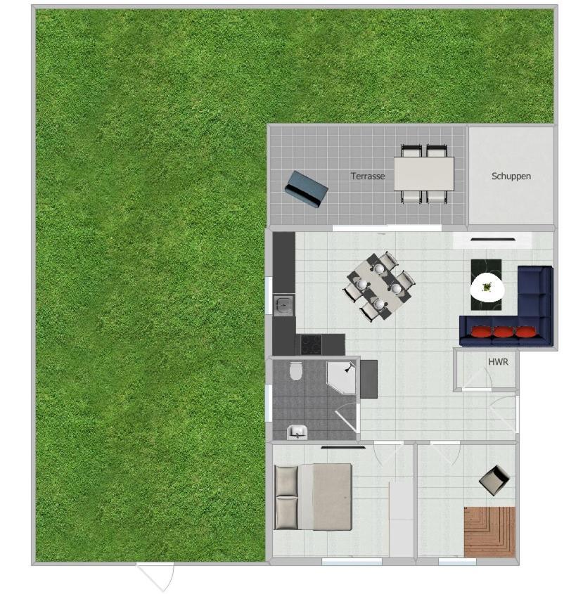 Wangeroase Appartement Schillig Buitenkant foto